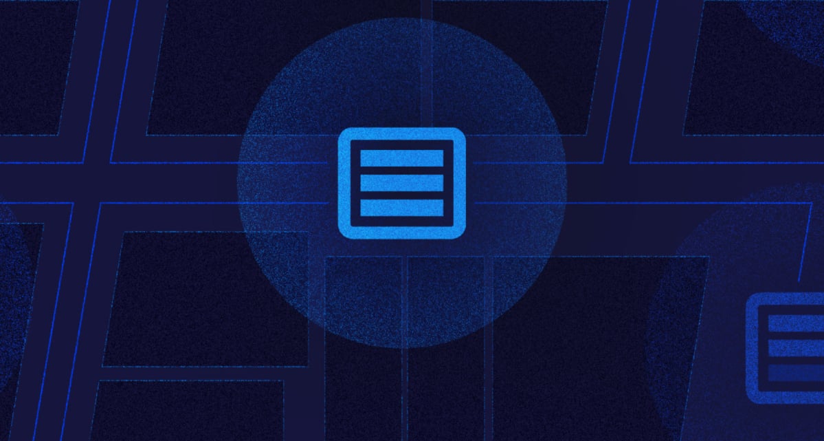 Logo of Resilient Energy Studio shows a blue and white rectangular icon with three horizontal lines is centered on a dark blue abstract background with intersecting lines and circular gradients.
