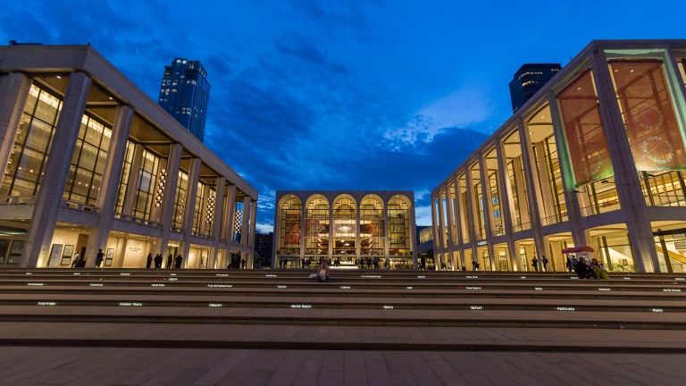 Lincoln Center. Photo by Kate Glicksberg/NYC and Company