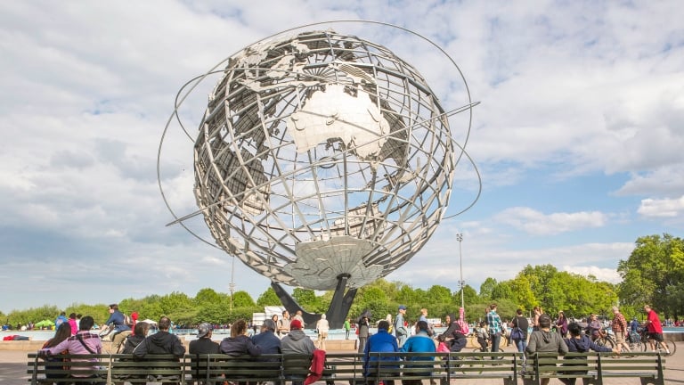The Unisphere. Photo by Kate Glicksberg/NYC and Company. The Unisphere. Photo by Kate Glicksberg/NYC and Company.