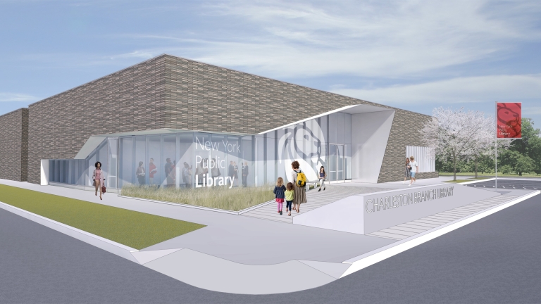 The New York Public Library and NYCEDC Break Ground on New Charleston Branch on Staten Island
