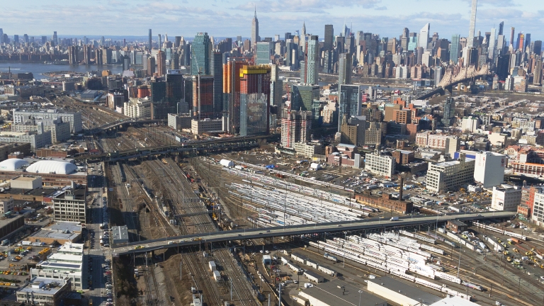 Sunnyside Yard. Photo by David Sundberg/NYCEDC. Sunnyside Yard. Photo by David Sundberg/NYCEDC.