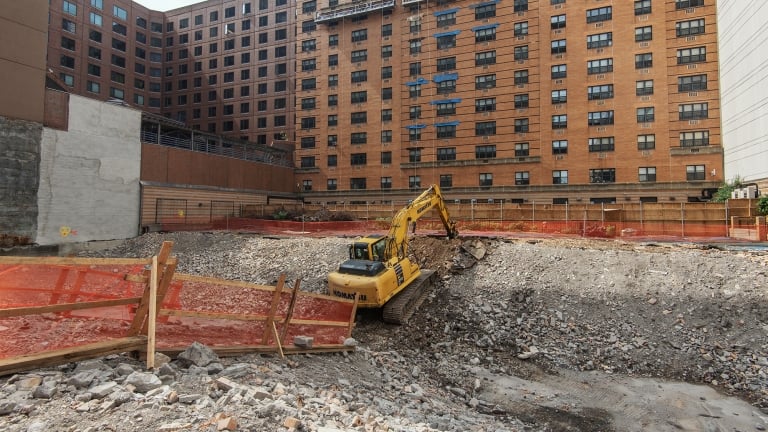 Construction Zone in NYC. Photo by Jordan Rathkopf.