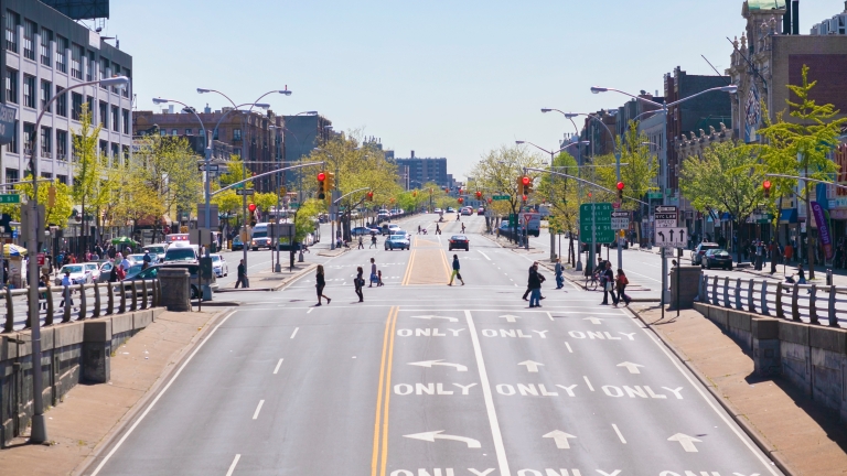 Grand Concourse. Photo by Joe Buglewicz/NYC and Company Grand Concourse. Photo by Joe Buglewicz/NYC and Company