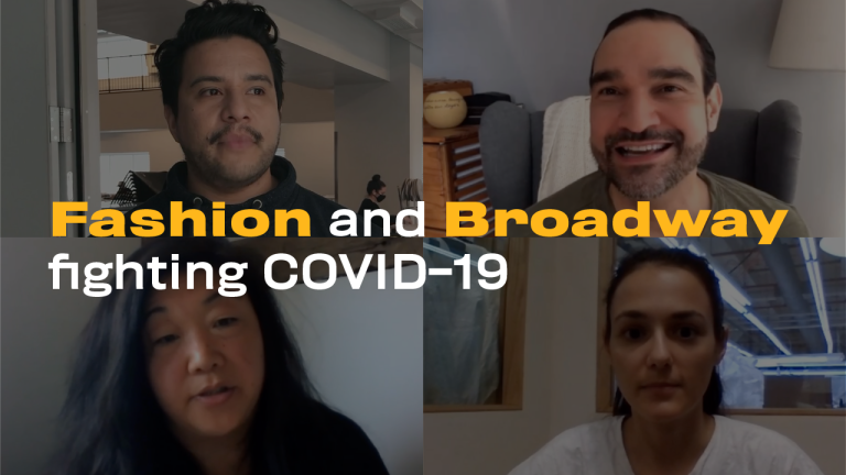Watch How Broadway and NYC Fashion Collaborated to Fight COVID-19 Watch How Broadway and NYC Fashion Collaborated to Fight COVID-19