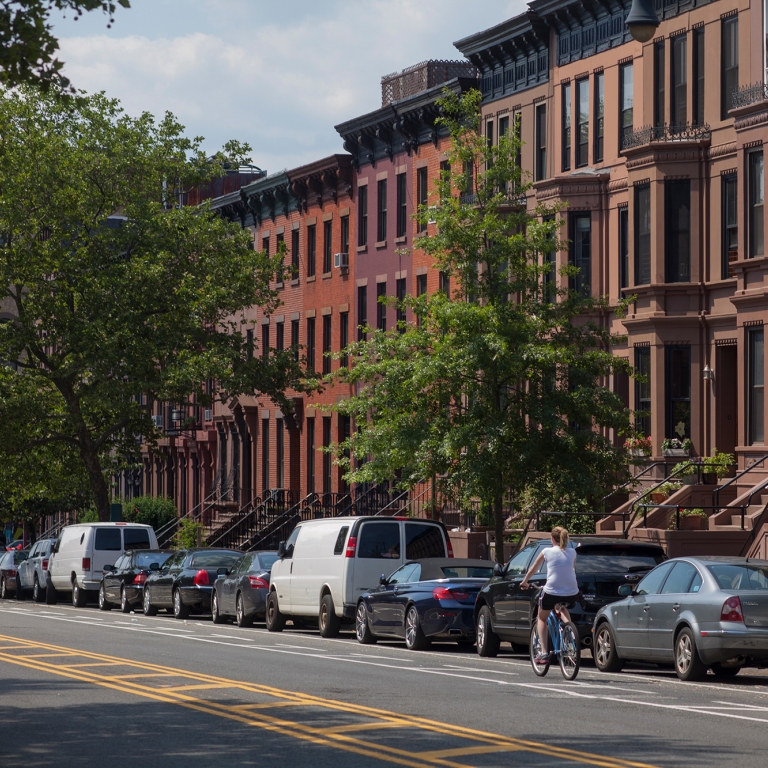 Park Slope homes. Photo by Joe Buglewicz/NYC and Company Park Slope homes. Photo by Joe Buglewicz/NYC and Company