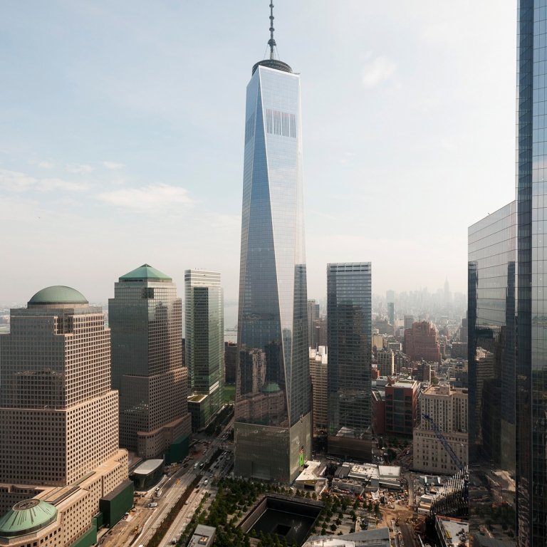One World Trade Center. Photo by Julienne Schaer/NYC and Company. One World Trade Center. Photo by Julienne Schaer/NYC and Company.