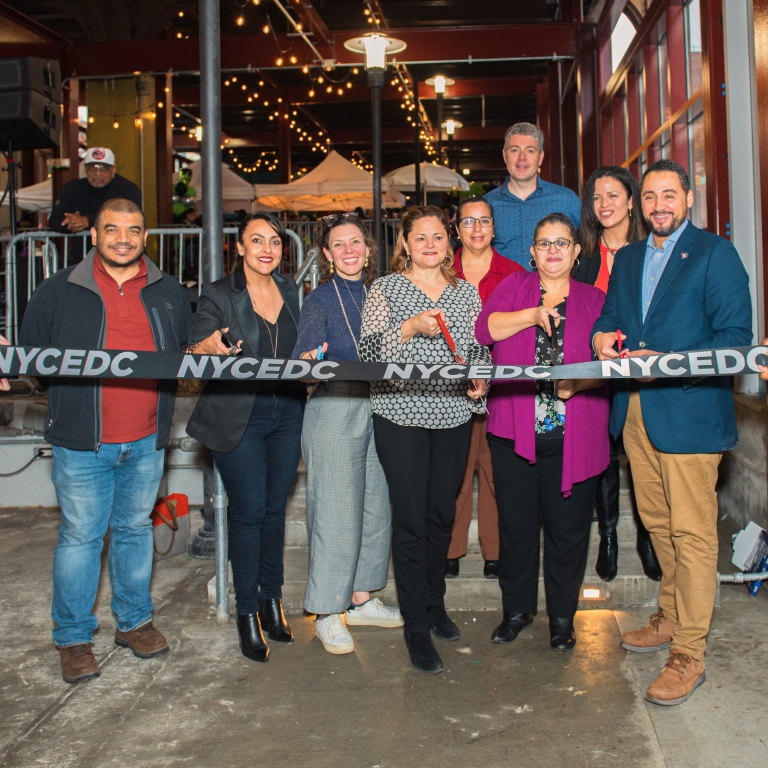 NYCEDC Reopens Renovated La Placita at East Harlem’s La Marqueta NYCEDC