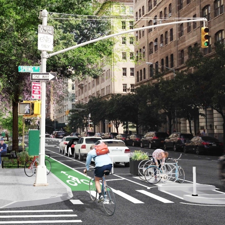 City & Hudson Square BID Unveil New Design For Enhanced Pedestrian ...