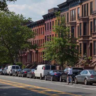 Park Slope homes. Photo by Joe Buglewicz/NYC and Company Park Slope homes. Photo by Joe Buglewicz/NYC and Company