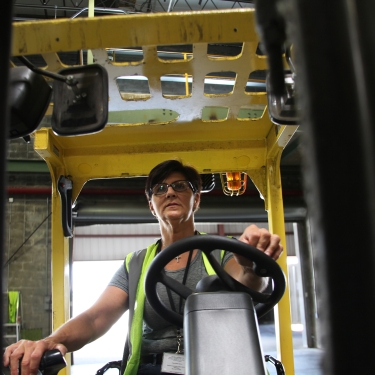 Longshoreman on Staten Island. photo by Josh Sterling/NYCEDC