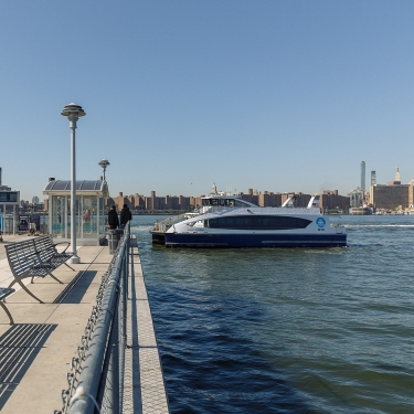 Greenpoint Ferry Landing, Photo by Kreg Holt/NYCEDC Greenpoint Ferry Landing, Photo by Kreg Holt/NYCEDC