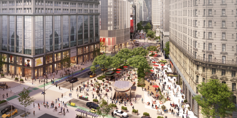 Conceptual rendering from the “‘New’ New York: Making New York Work for Everyone&quot; report