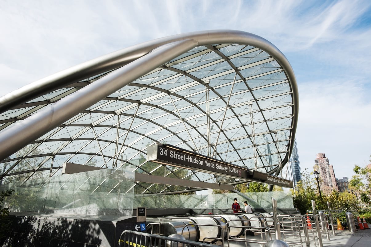 34th St-Hudson Yards Train Station. Photo by Julienne Schaer/NYC&amp;Company.