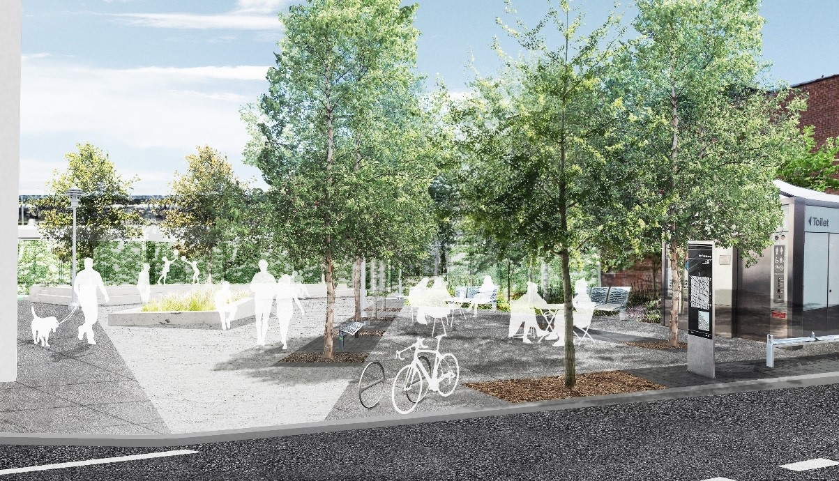 Downtown Far Rockaway Rendering Downtown Far Rockaway Rendering
