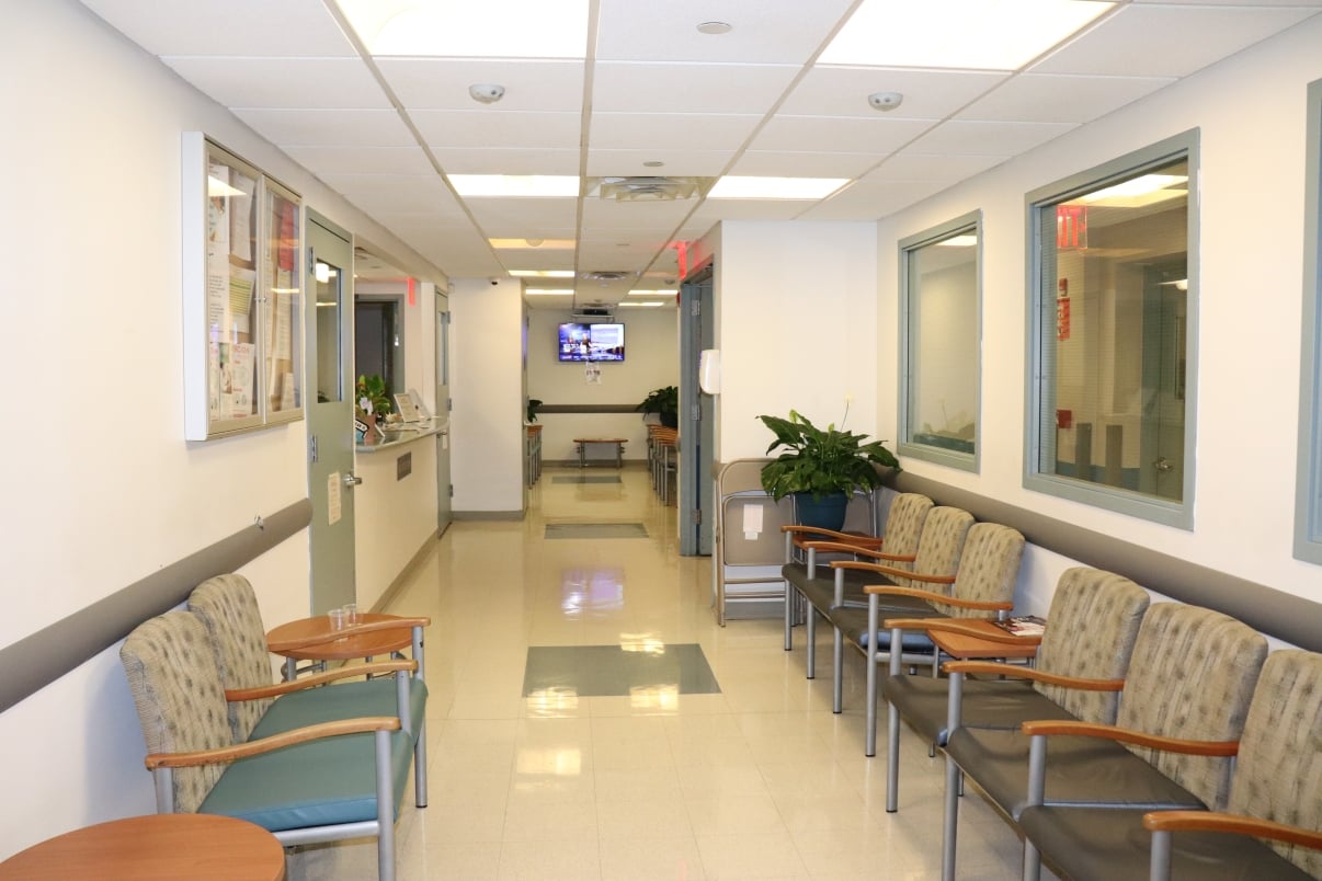 Bedford-Stuyvesant Family Health Center Waiting Room. Photo Courtesy of Bedford-Stuyvesant Family Health Center.