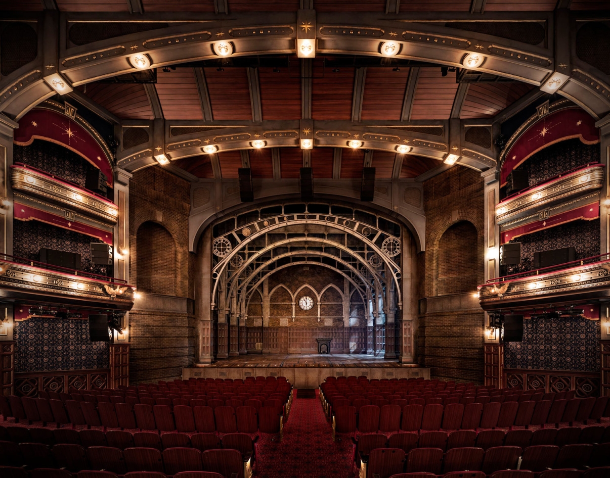 Fully restored interior of the Lyric Theatre today. Image: The Lyric Theatre.