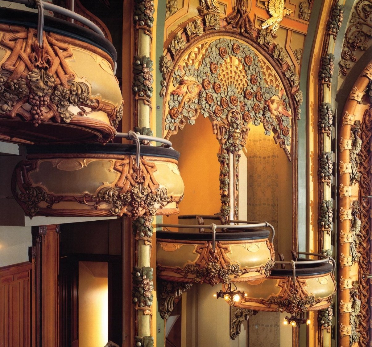 Historically preserved boxes of the New Amsterdam Theatre. Image: The Walt Disney Company Historically preserved boxes of the New Amsterdam Theatre. Image: The Walt Disney Company