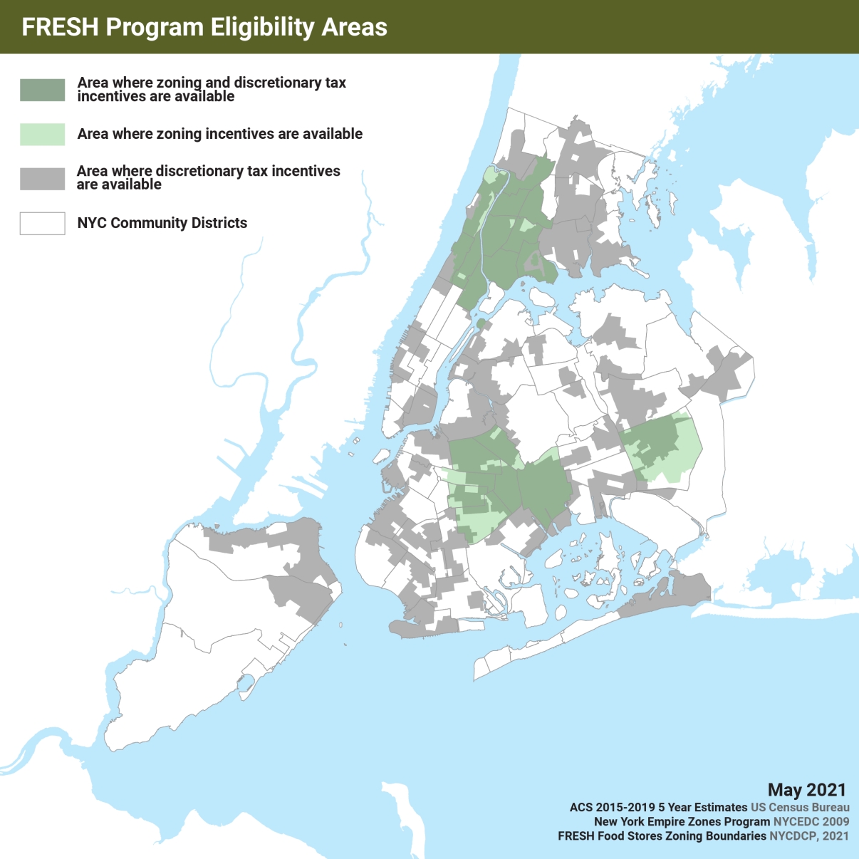 FRESH eligibility map 2021 FRESH eligibility map 2021