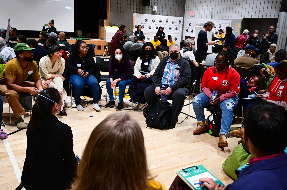 The second workshop gave the public an opportunity to plan for the Armory’s future