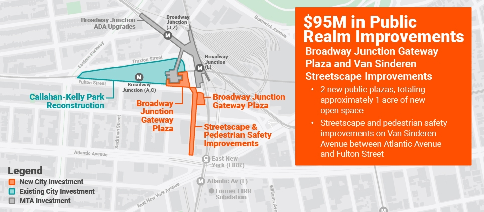 Broadway Junction Public Improvements Map