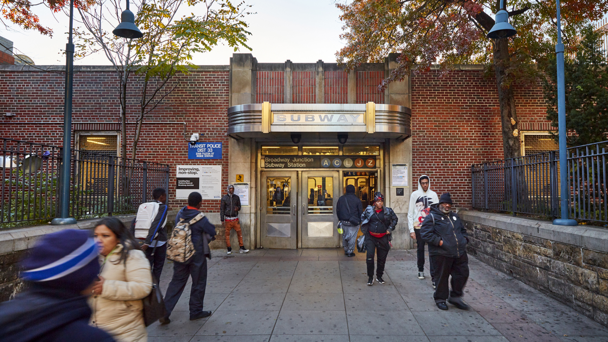 Broadway Junction Subway Station. Photo by John Muggenborg/NYCEDC. Broadway Junction Subway Station. Photo by John Muggenborg/NYCEDC.