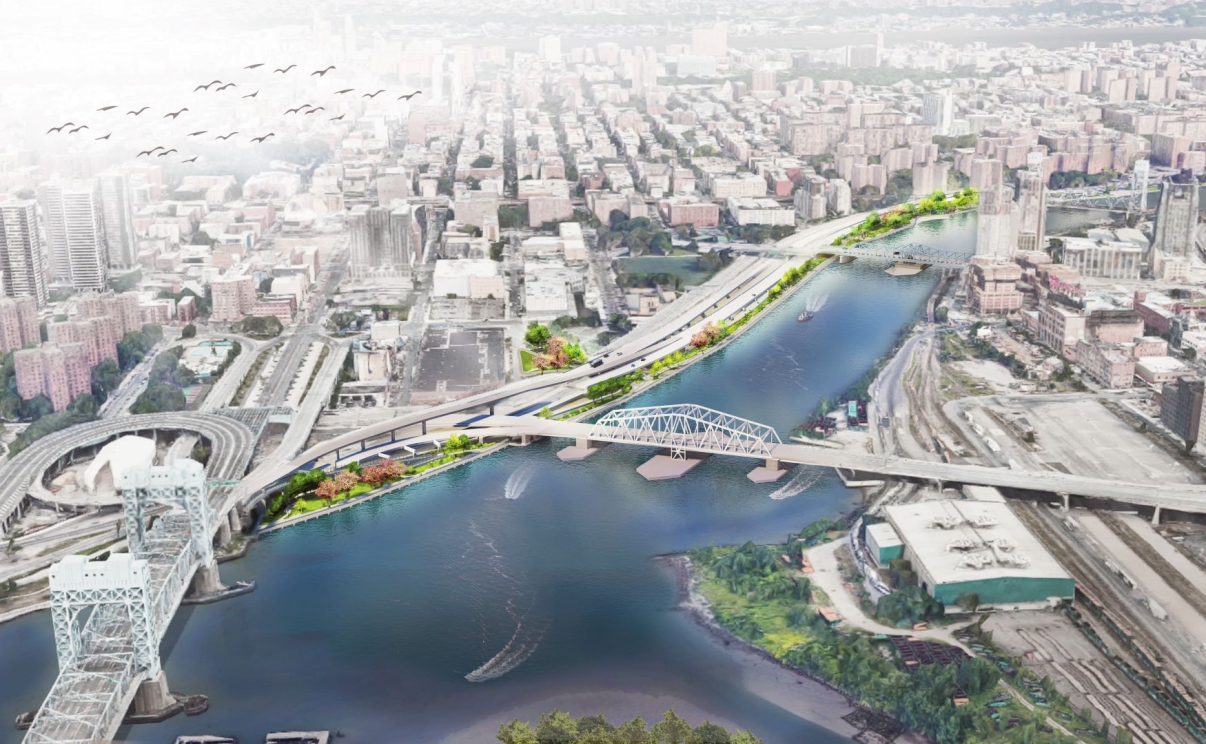 Harlem River Greenway Park Rendering Harlem River Greenway Park Rendering