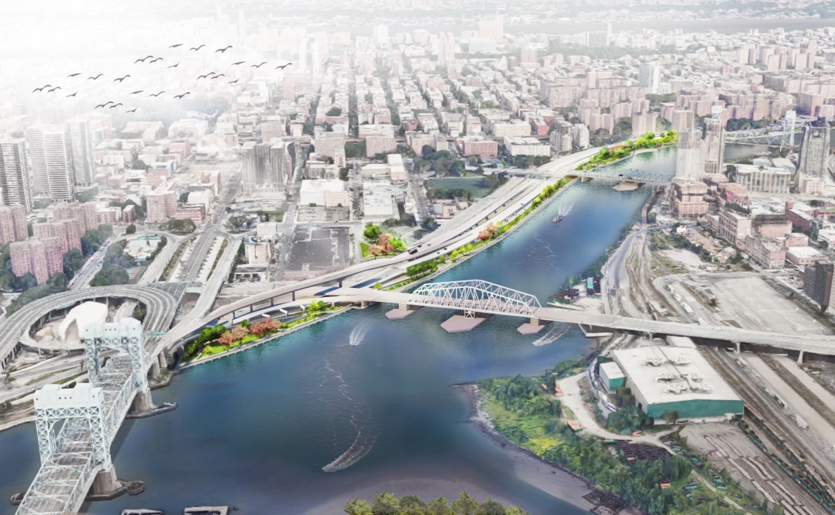 Harlem River Greenway Park Rendering