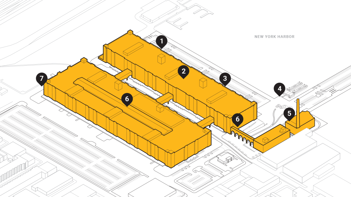 Brooklyn Army Terminal Pilots Map